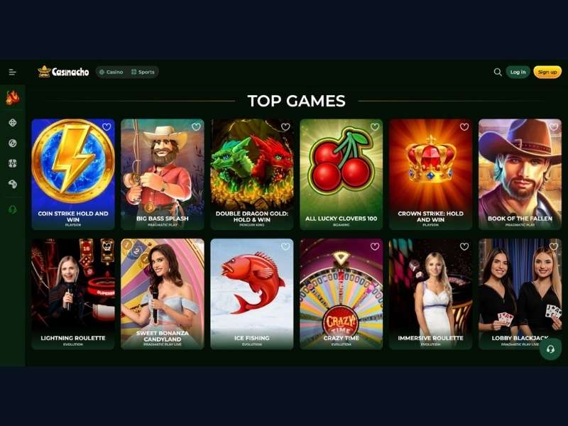 Wöchentlicher Cashback und Rakeback bei Casinacho Casino für Deutschland